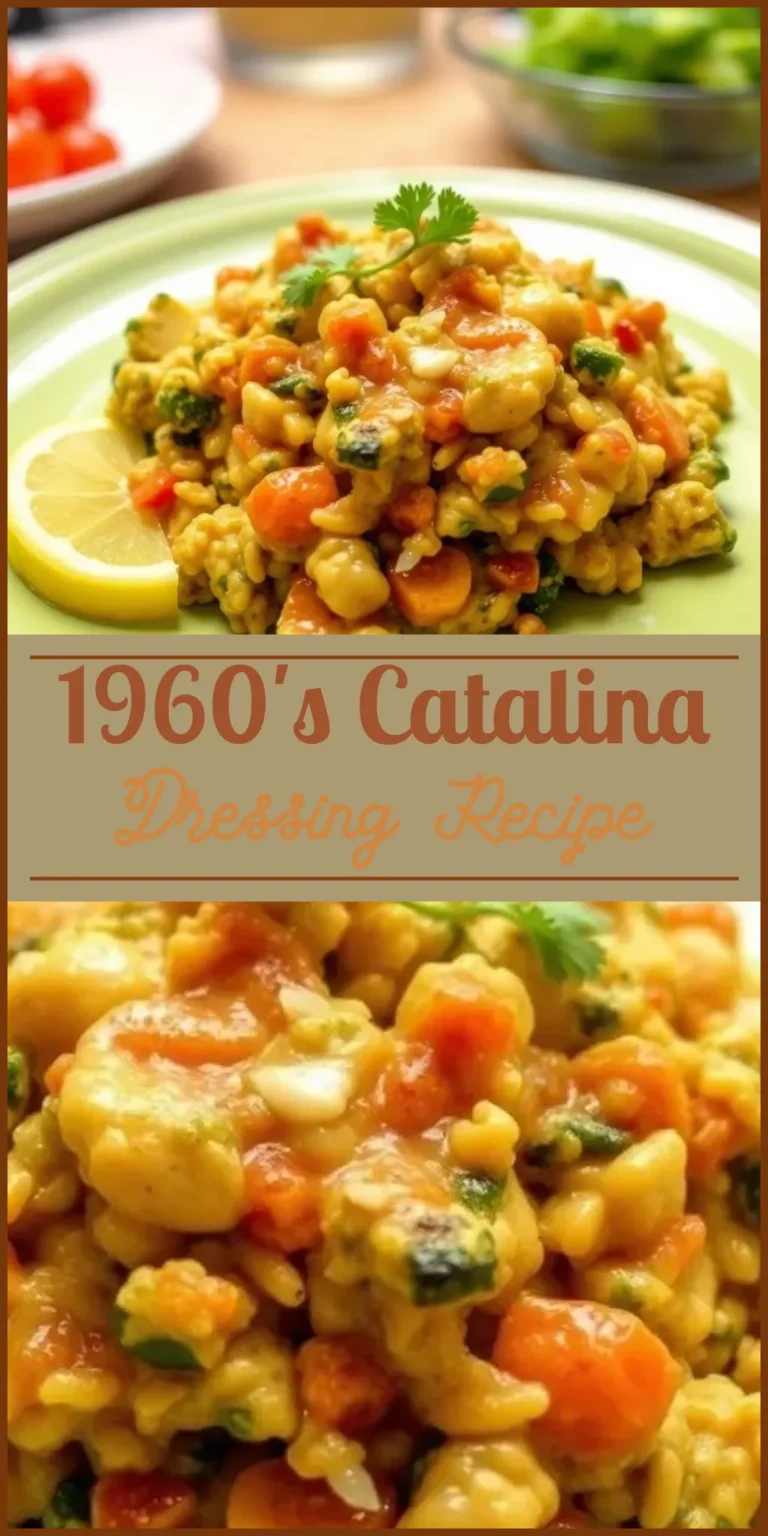 1960's Catalina Dressing Recipe Vertical Photo