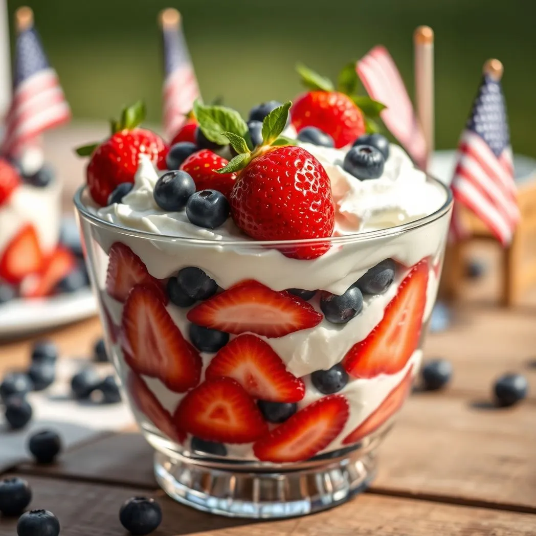 4th of July Trifle (Easy Patriotic Recipe)