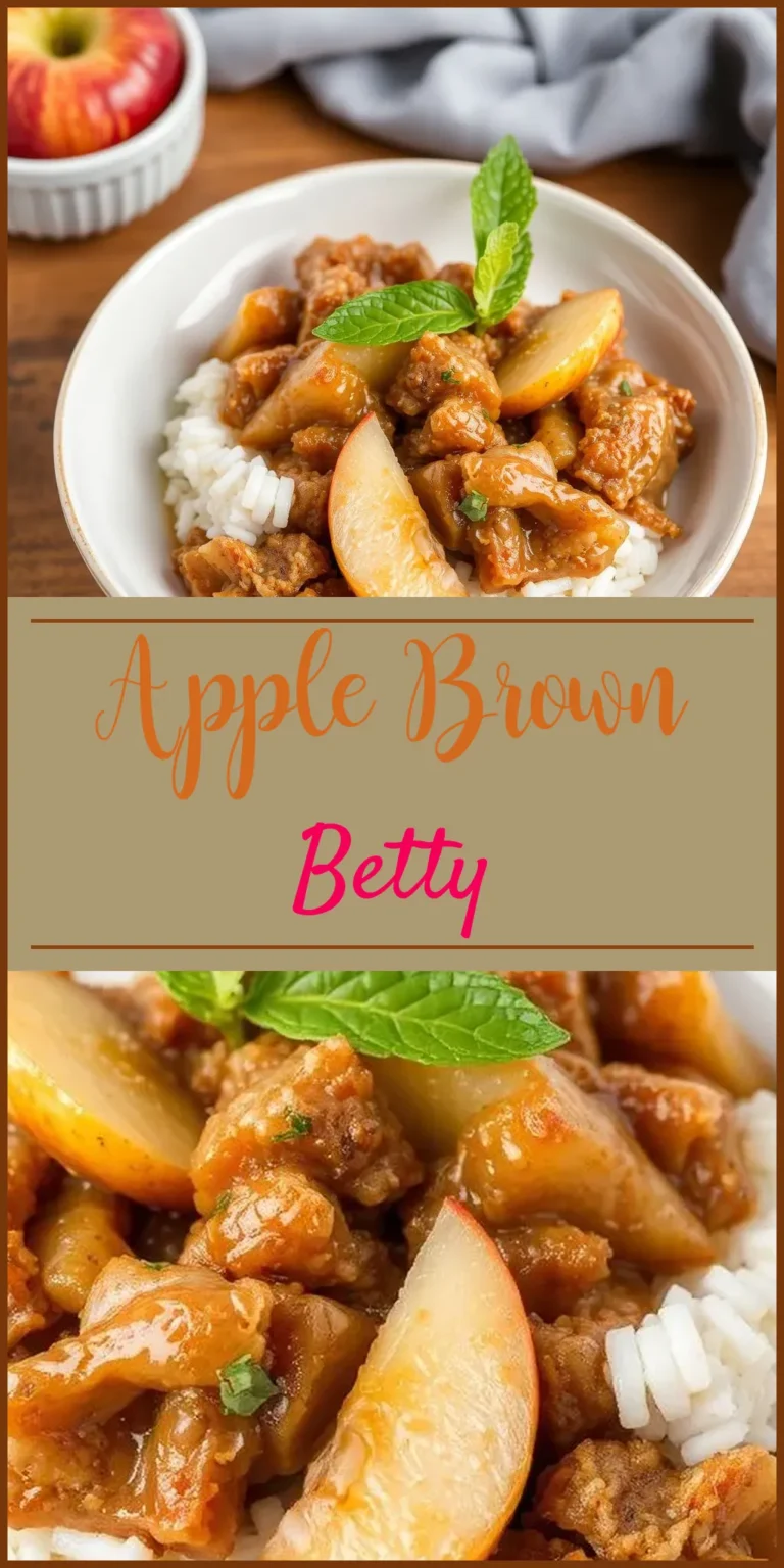 Apple Brown Betty Vertical Photo
