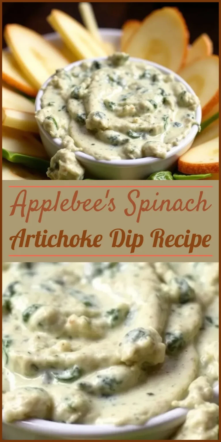 Applebee's Spinach Artichoke Dip Recipe Vertical Photo