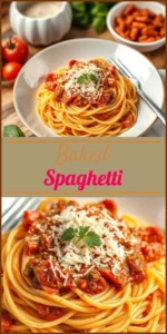Baked Spaghetti Vertical Photo