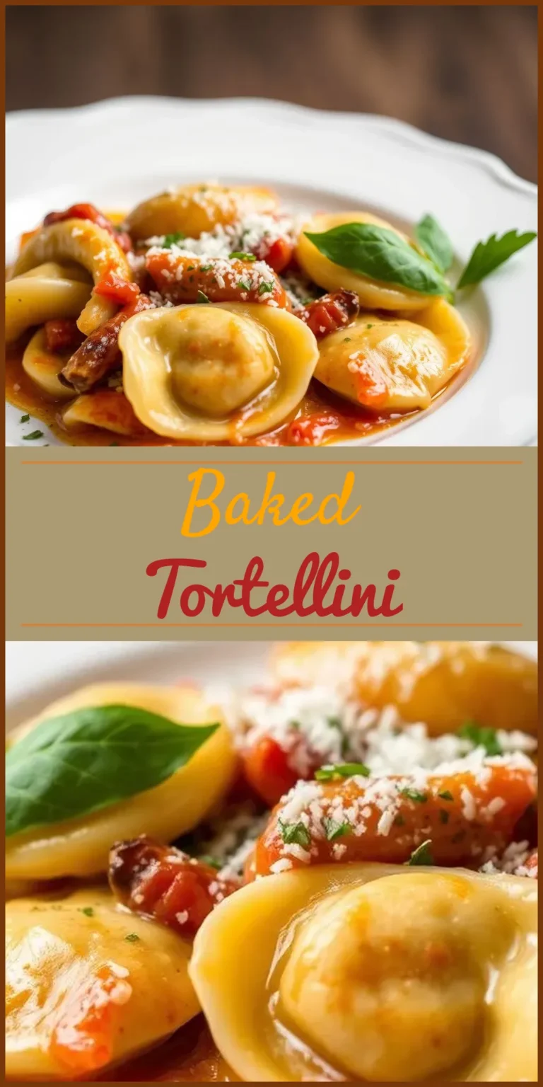 Baked Tortellini Vertical Photo
