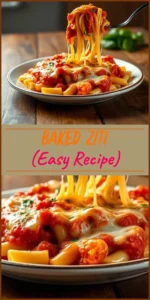 Baked Ziti (Easy Recipe) Vertical Photo