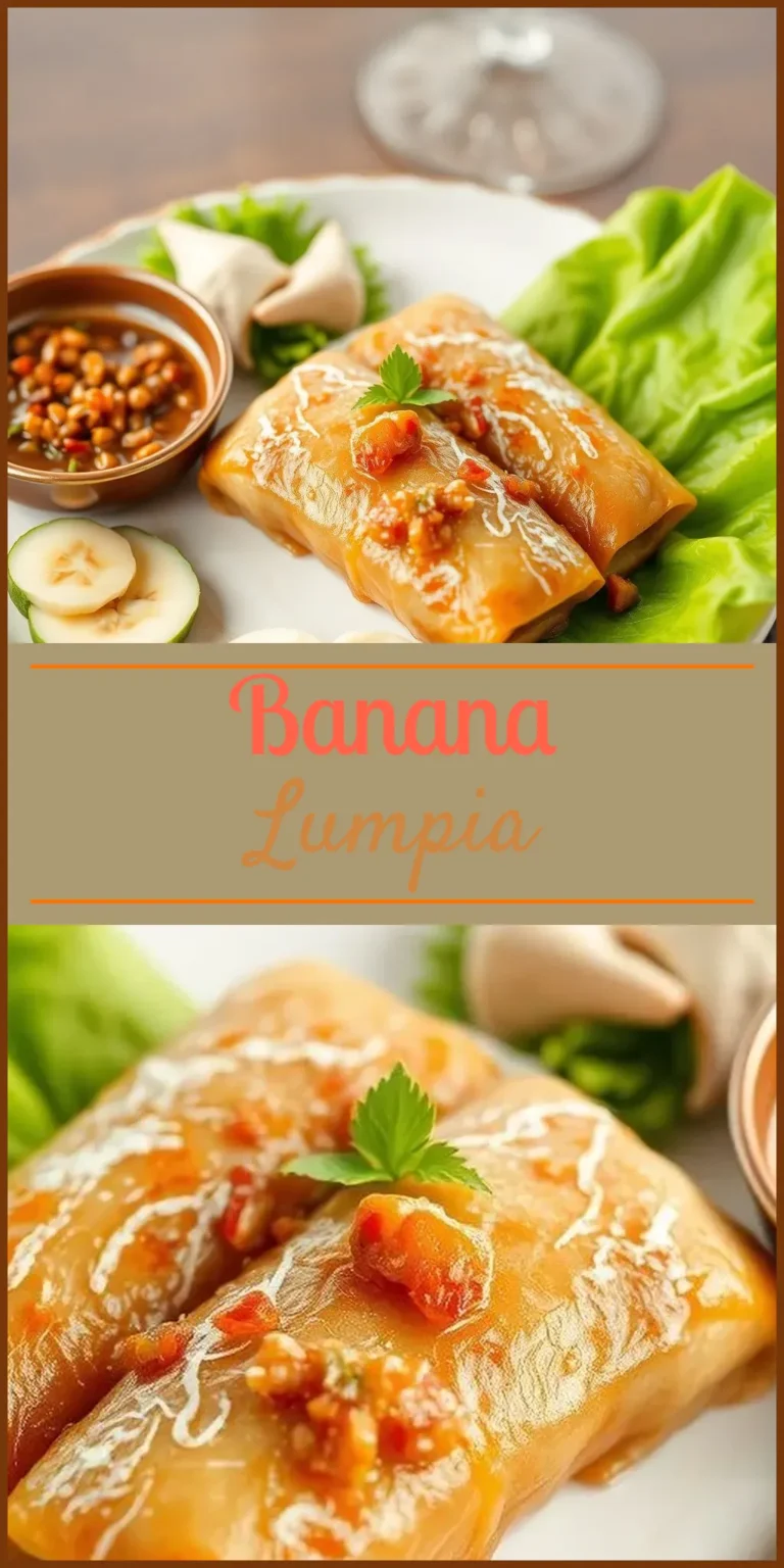 Banana Lumpia Vertical Photo