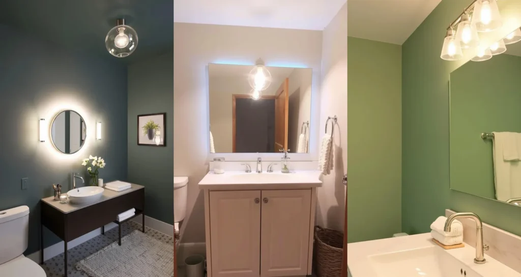 Bathroom Lighting Idea Photo