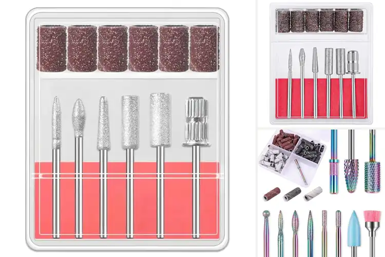 Detailed view of Best 6 Nail Drill Bits Set