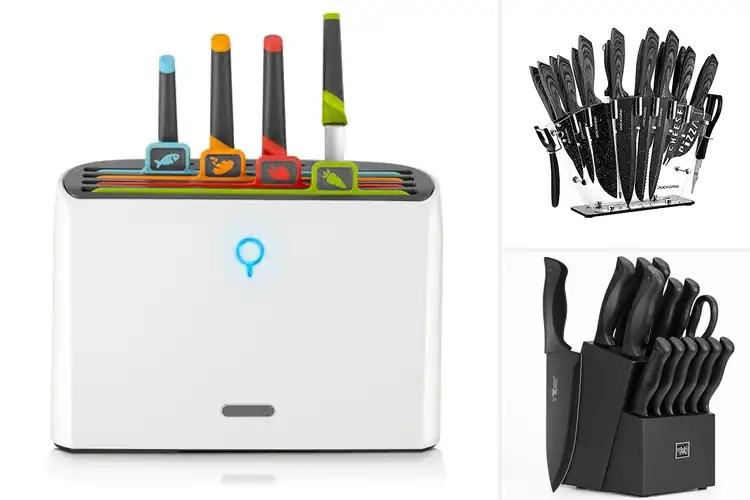 Detailed view of 10 Best All-In-One Knife Sets For Effortless Cooking