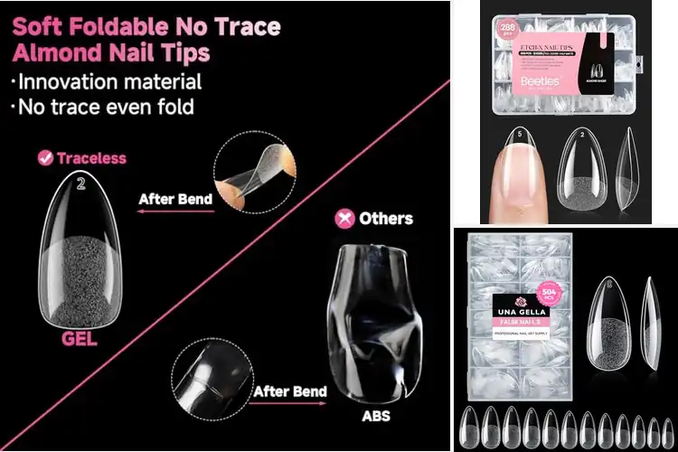 Detailed view of Best Almond Nails: Top 10 Picks for Elegant Manicures