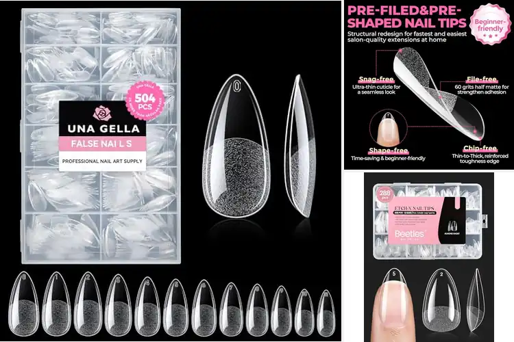 Detailed view of Best Almond Shape Nails