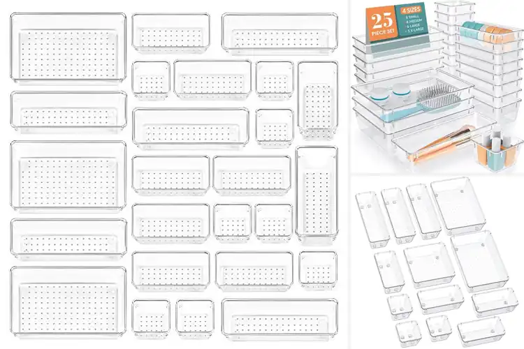 Detailed view of 10 Best Anti-Slip Drawer Organizers for a Neat, Secure Space