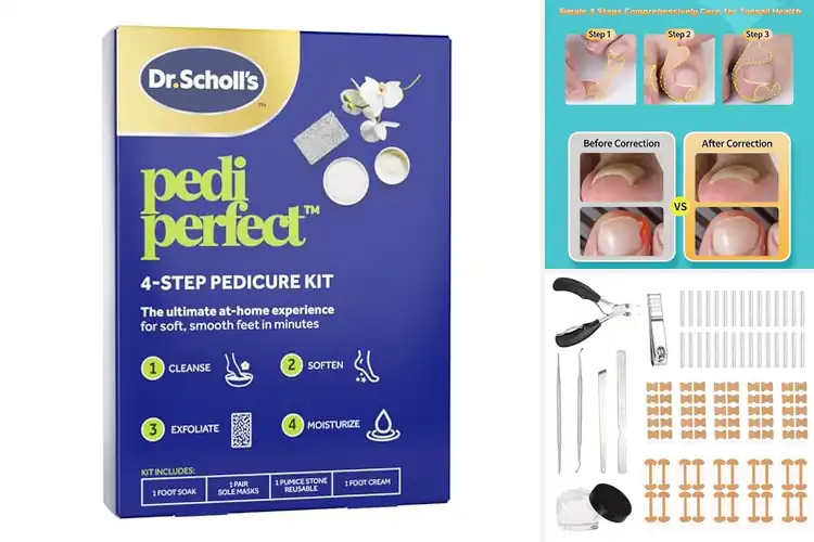 Detailed view of Best At Home Pedicure Solution