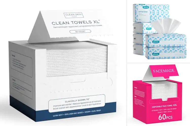 Detailed view of 10 Best Biobased Facial Towels: Fresh & Gentle