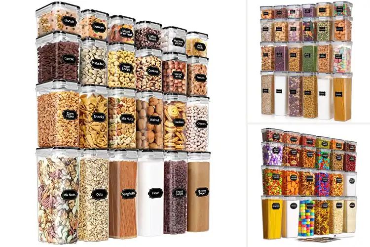 Detailed view of 10 Best BPA Free Pantry Storage Containers to Keep Food Fresh