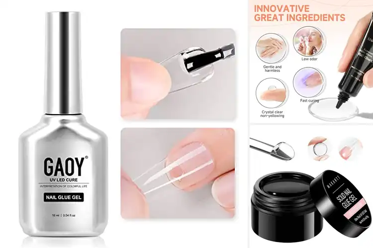 Detailed view of Best Break-Resistant Gel Glue For Extended Nails