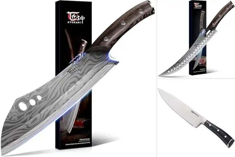 Detailed view of 10 Best Chefs Knives for Precision and Performance