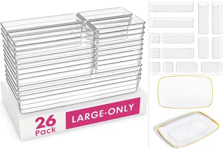 Detailed view of 10 Best Clear Plastic Trays for Easy Organizing & Serving