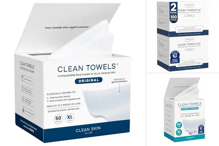 Detailed view of Best Clinically Shown To Clear Skin Towels