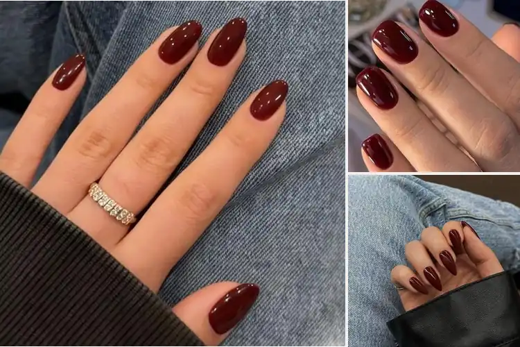 Detailed view of Best Dark Red Nails: Perfect Bold Look