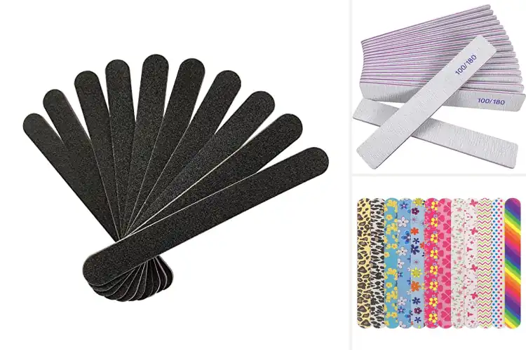 Detailed view of Best Double Sided Nail Files 100/180 Grit