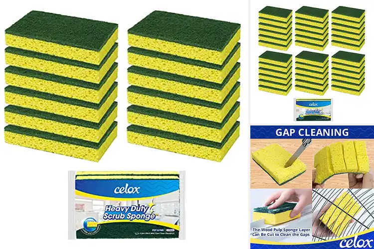 Detailed view of 10 Best Dual-Sided Sponges for Effortless Cleaning