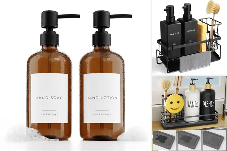 Detailed view of 10 Best Durable Kitchen Soap Dispenser Sets: Stylish Picks