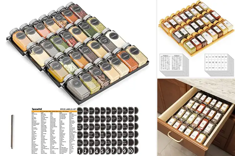 Detailed view of 10 Best Easy Access Spice Holders for a Clutter-Free Kitchen