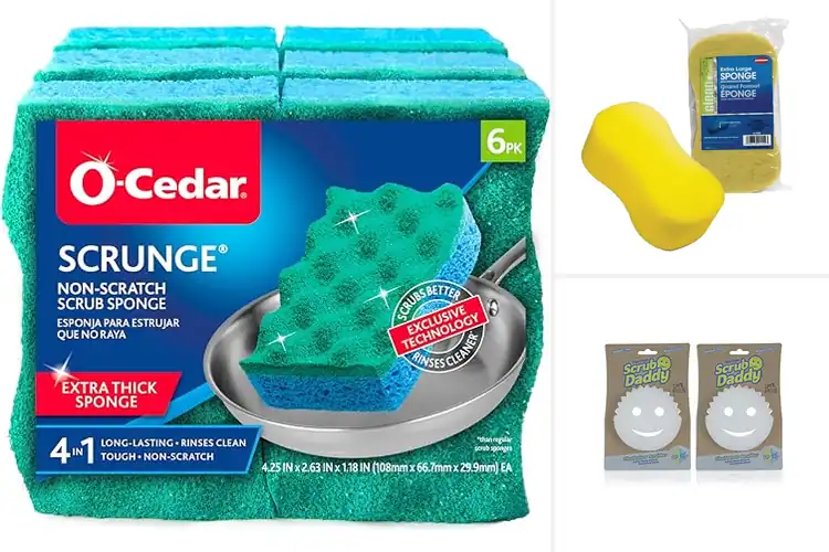 Detailed view of 10 Best Ergonomic Sponges for Effortless Cleaning