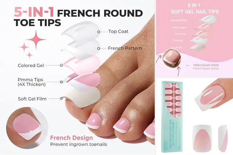 Detailed view of Best Fit 15 Sizes Press On Nails: Top 10 Salon Looks at Home