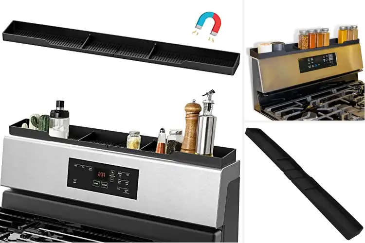 Detailed view of 10 Best Foldable Silicone Stove Top Shelves That Save Space