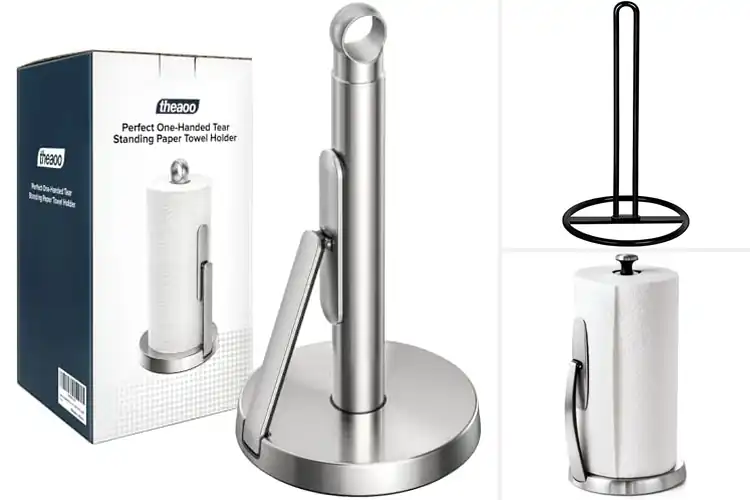 Detailed view of 10 Best Freestanding Paper Towel Holders That Work