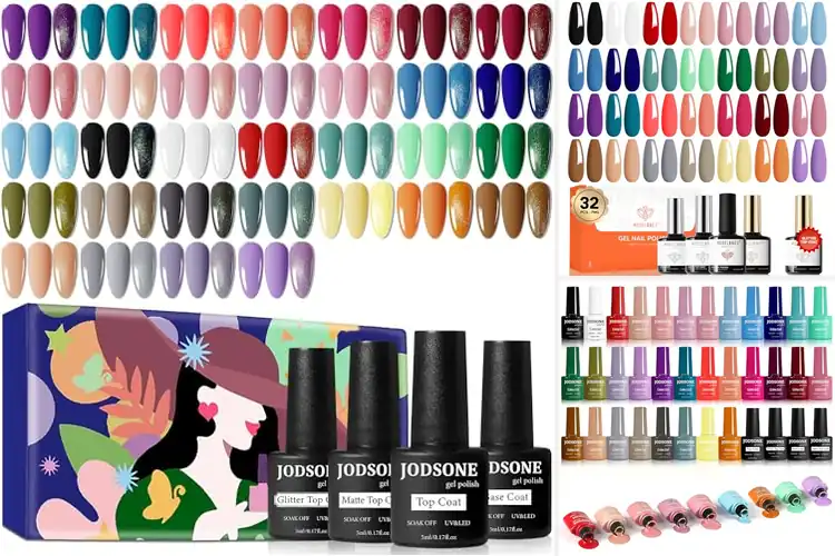 Detailed view of Best Gel Nail Polish Colors Set 32 Colors