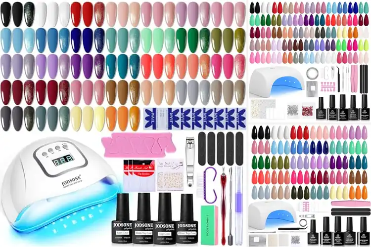 Detailed view of Best Gel Nail Polish Kit With U V Light
