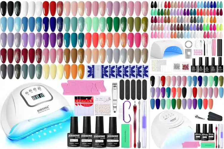 Detailed view of Best Gel Nail Polish Kit With UV Light