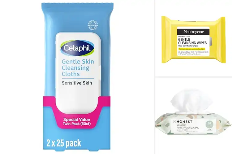 Detailed view of Best Gentle Cleansing Wipes For Sensitive Skin