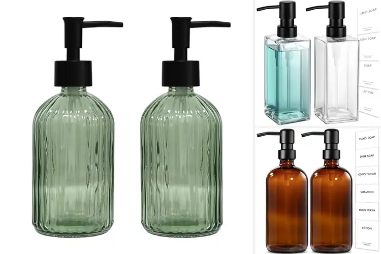 Detailed view of 10 Best Glass Soap Dispenser Sets for Style & Durability