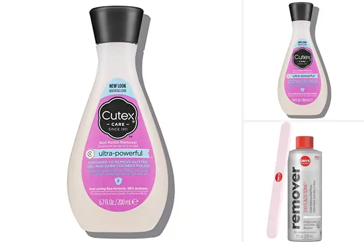 Detailed view of Best Glitter Polish Removers