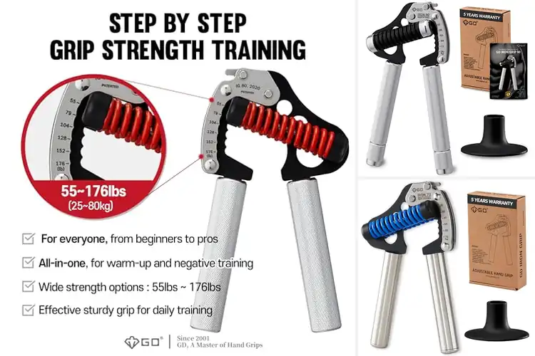 Detailed view of 10 Best Grip Tools for Fast Strength Gains