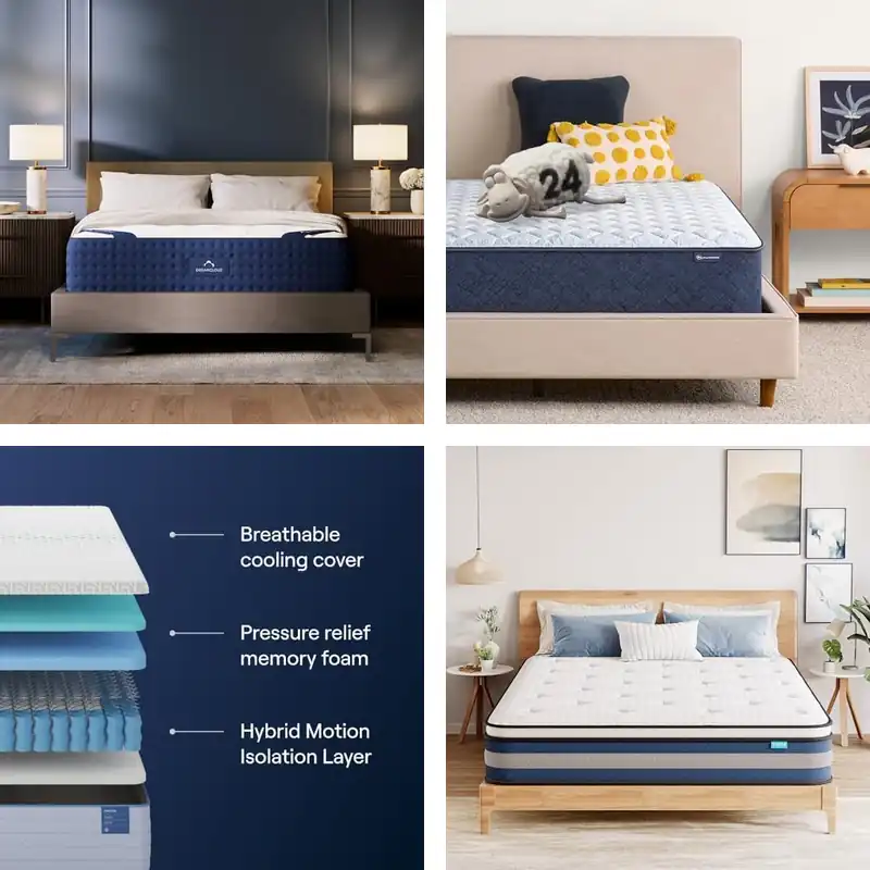 10 Best Hybrid Mattresses for Comfort and Support Today