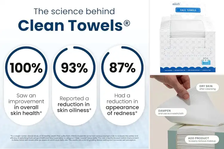 Detailed view of 10 Best Hypoallergenic Face Towels for Calm Skin