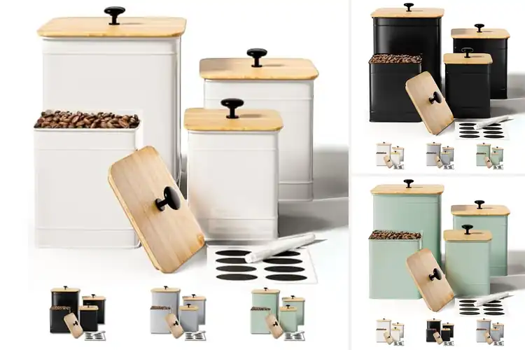 Detailed view of 10 Best Kitchen Canisters for a Fresh, Tidy Space
