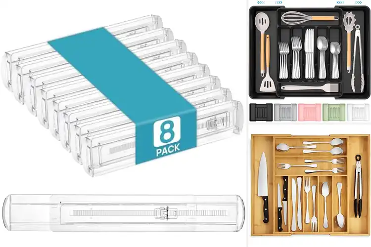 Detailed view of 10 Best Kitchen Drawer Organizers to Declutter Fast