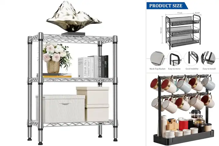 Detailed view of 10 Best Kitchen Rack Holders to Organize Your Space Efficiently