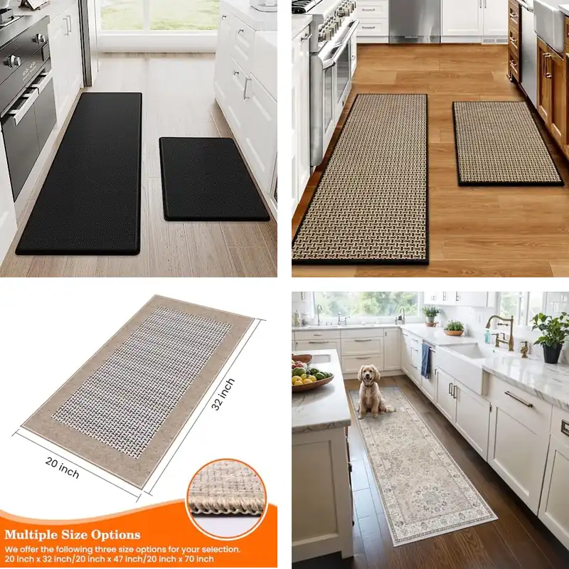 10 Best Kitchen Rugs for Comfort, Safety, and Easy Cleaning