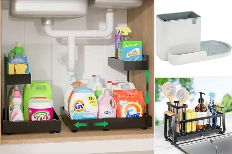 Detailed view of 10 Best Kitchen Sink Organizers for a Clutter-Free Home