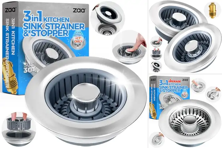 Detailed view of 10 Best Kitchen Sink Stoppers for Easy, Clog-Free Cleaning