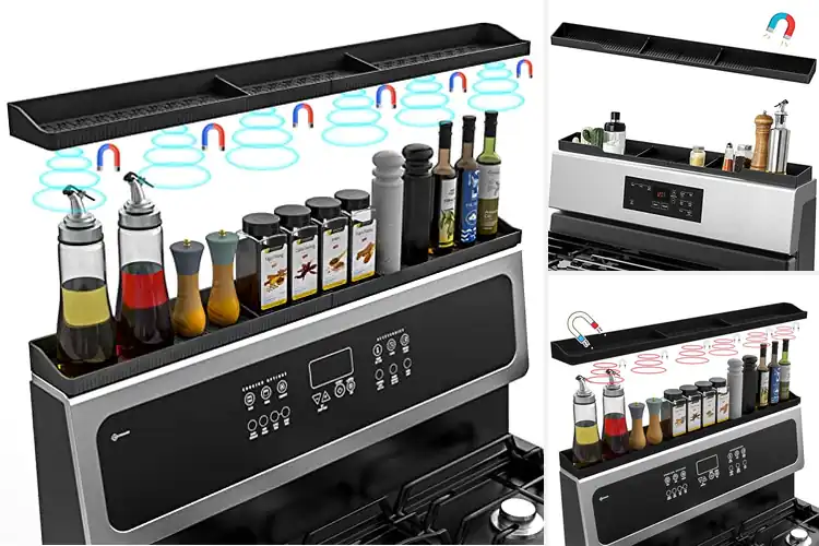 Detailed view of 10 Best Kitchen Stove Top Organizers That Save Space & Time