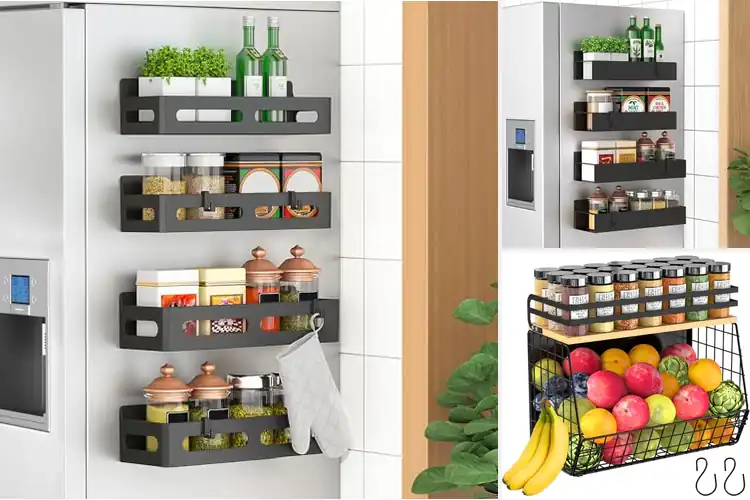 Detailed view of 10 Best Magnetic Kitchen Shelf Organizers Free Counter Space