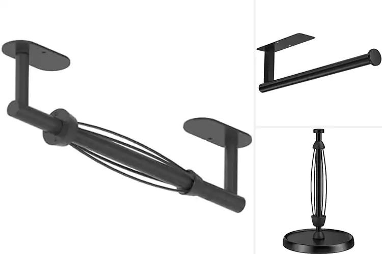 Detailed view of 10 Best Matte Black Paper Towel Holders That Impress