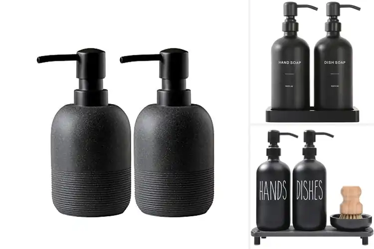 Detailed view of 10 Best Matte Black Soap Dispenser Sets: Upgrade Now