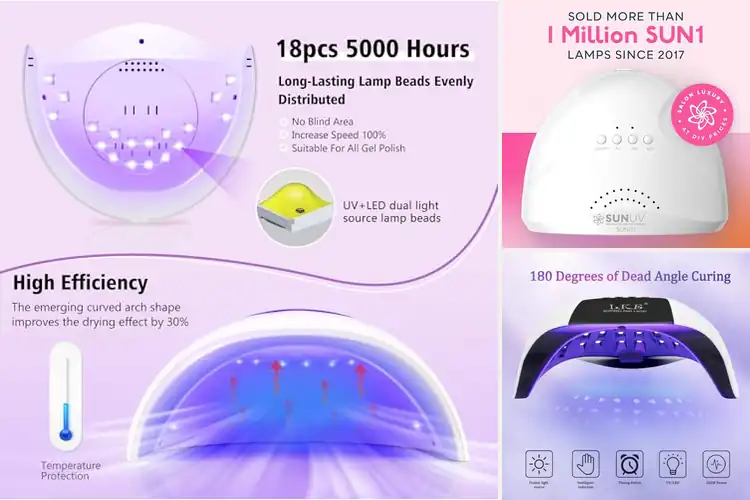 Detailed view of Best Nail Lamp With LCD Timer